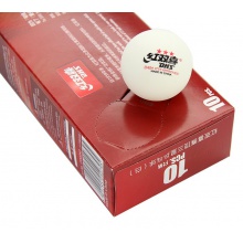 紅雙喜DHS 新款40+新材料有縫乒乓球 賽頂三星 10只裝 更圓更耐用