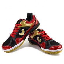 蝴蝶BUTTERFLY 專業(yè)運動球鞋 LEZOLINE-1 0102 紅黑戰(zhàn)靴