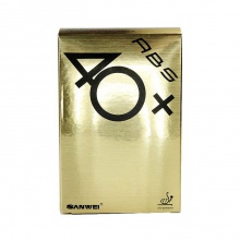 三維SANWEI  新款40+有縫新材料三星乒乓球 6只裝