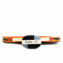 雙魚六星成品拍乒乓球拍  6A 純木底板 展翅套膠