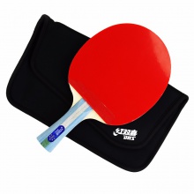 紅雙喜DHS 五星成品拍 雙面反膠 贈拍套