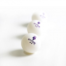 精英乒乓部落 紫羅蘭色 新款40+新材料 ABS 二星訓(xùn)練球 100粒裝 