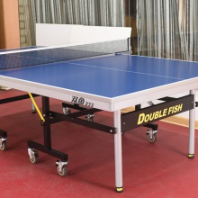 雙魚DOUBLEFISH  233單折移動(dòng)式藍(lán)臺面乒乓球臺球桌