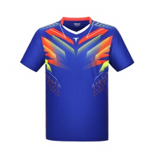 挺拔Tibhar 01914B 專業(yè)運(yùn)動圓領(lǐng)衫 綻放（藍(lán)橙色）