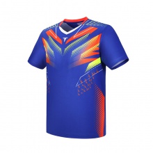 挺拔Tibhar 01914B 專業(yè)運(yùn)動圓領(lǐng)衫 綻放（藍(lán)橙色）