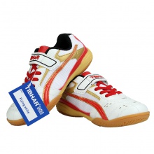 挺拔Tibhar 01920 白/紅 專業(yè)兒童乒乓球運動鞋