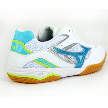 美津濃Mizuno 81GA170525 專業(yè)乒乓球運動鞋 湖藍/白色