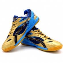 挺拔Tibhar 專業(yè)乒乓球運(yùn)動(dòng)鞋 飛虹 藍(lán)金色