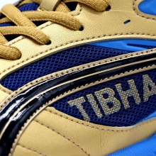 挺拔Tibhar 專業(yè)乒乓球運(yùn)動(dòng)鞋 飛虹 藍(lán)金色