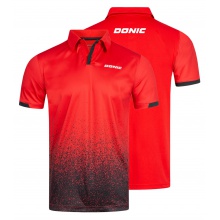 多尼克Donic 83215-218 專(zhuān)業(yè)運(yùn)動(dòng)T恤 紅色 翻領(lǐng)T恤