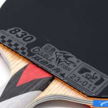 雙魚(yú)Doublefish 4A+ 乒乓球成品拍 雙面反膠 七層純木結(jié)構(gòu)