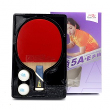 雙魚Doublefish 5A+ 乒乓球成品拍 雙面反膠 5+2內(nèi)置結(jié)構(gòu)