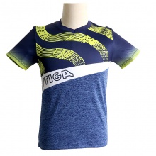 斯帝卡Stiga CA-0551 運(yùn)動T恤 乒乓球比賽服 熒光綠/藏青色