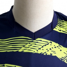 斯帝卡Stiga CA-0551 運動T恤 乒乓球比賽服 熒光綠/藏青色