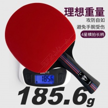 雷神Loki 麒麟4星成品拍 專業(yè)乒乓球拍單拍 體育考試初學(xué)者 學(xué)生用拍 K4
