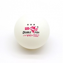 雙魚Doublefish 2022成都世乒賽紀(jì)念球（含球盒） 三星40+有縫乒乓球 三個(gè)裝