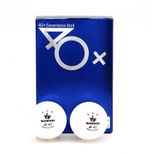 三維Sanwei 新材料40+無(wú)縫三星乒乓球 藍(lán)盒國(guó)際版 6粒裝