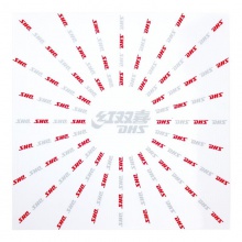 紅雙喜DHS RP-11 粘性乒乓球拍保護(hù)膜（單片） 膠片保護(hù)膜 紅色粘性保護(hù)膜(1片)