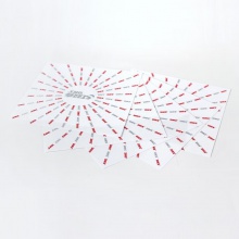 紅雙喜DHS RP-11 粘性乒乓球拍保護(hù)膜（單片） 膠片保護(hù)膜 紅色粘性保護(hù)膜(1片)