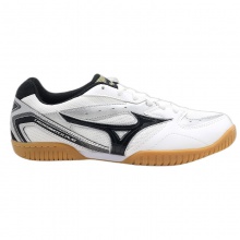 美津濃Mizuno 81GA183009 專業(yè)乒乓球運動鞋 白/黑/銀色