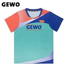 杰沃GEWO FN08 炫彩 捷沃專業(yè)乒乓球服運動T恤 印花比賽服  馬卡龍色