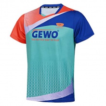 杰沃GEWO FN08 炫彩 捷沃專業(yè)乒乓球服運(yùn)動(dòng)T恤 印花比賽服  馬卡龍色