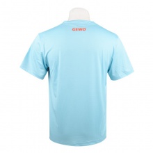 杰沃GEWO FN07 舞動 捷沃專業(yè)乒乓球服運動T恤 印花比賽服 湖藍色