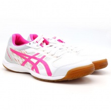 亞瑟士Asics 輕快王 1073A056-101 專業(yè)乒乓球鞋 白粉色