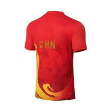 李寧Lining AAYS253-1 乒乓亞運系列國家隊男款乒乓球上衣 赤櫻紅