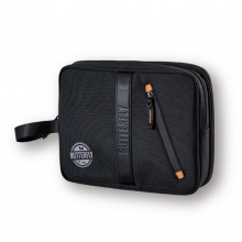 蝴蝶Butterfly BTY-356 乒乓拍套 方形雙層拍套球拍包 黑色