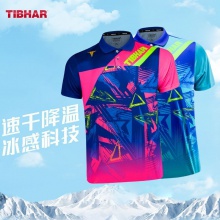挺拔TIBHAR 幻彩2.0 02412乒乓球服夏季透氣T恤短袖乒乓球運(yùn)動(dòng)服訓(xùn)練服