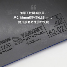 三維Sanwei 國標(biāo)3 標(biāo)靶國家隊版第三代 專業(yè)乒乓球粘性反膠套膠藍(lán)海綿