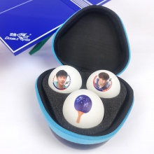 雙魚Doublefish劉詩雯林高遠(yuǎn)肖像乒乓球 收藏紀(jì)念比賽訓(xùn)練球官方正品 送球盒