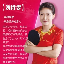 雙魚Doublefish劉詩雯林高遠(yuǎn)肖像乒乓球 收藏紀(jì)念比賽訓(xùn)練球官方正品 送球盒