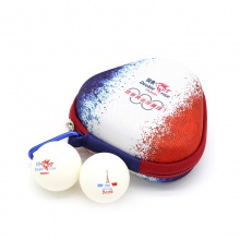 雙魚Doublefish 巴黎珍藏球雙標(biāo)乒乓球3個裝精美球盒