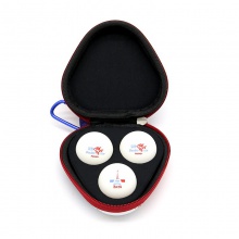 雙魚Doublefish 巴黎珍藏球雙標(biāo)乒乓球3個裝精美球盒