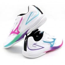 美津濃Mizuno 81GA220505 美津濃9代專業(yè)乒乓球鞋運動鞋 鴛鴦配色 白/紅/銀色
