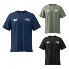 Butterfly蝴蝶乒乓球服 BWH843文化衫休閑圓領(lǐng)衫速干輕薄透氣3色可選