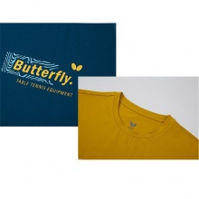 Butterfly蝴蝶乒乓球服BWH845純棉文化衫休閑圓領衫3色可選