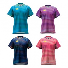 Butterfly蝴蝶乒乓球服BWH847樊振東同款運動T恤短袖比賽服運動衫4色可選