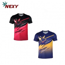 NEXY耐仕乒乓球服金牛座專業(yè)運動短袖T恤清涼透氣速干面料雙色可選