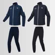 Butterfly蝴蝶乒乓球服WSW432運(yùn)動套服長袖秋冬款乒乓球外套雙色可選（長袖+長褲）