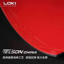 LOKI雷神毒刺中國乒乓球膠皮高彈內(nèi)能正手用半粘半澀反膠套膠