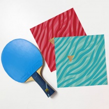 Victas維克塔斯乒乓球反膠保護(hù)膜VC-726防塵貼2片裝膠皮保護(hù)膜2枚裝/紅+藍(lán)(薄軟/粘性) 