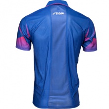 斯帝卡STIGA新款運動短袖 藍紅運動印花比賽服G1403143