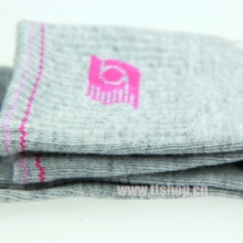 陽光SUNFLEX 新款 女式運(yùn)動襪乒乓球襪子短襪S0210 灰色