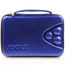 優(yōu)拉JOOLA  亮藍(lán)色硬殼方拍套  可放三顆乒乓球 819