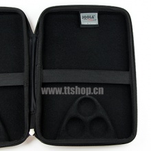 優(yōu)拉JOOLA  亮藍(lán)色硬殼方拍套  可放三顆乒乓球 819