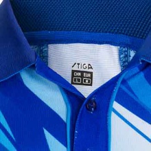 斯帝卡STIGA 專業(yè)轉(zhuǎn)移印花比賽T恤 賽場服 藍色CA-23121