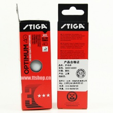 斯帝卡STIGA 斯蒂卡新材料三星乒乓球 40+ GO30140301 專業(yè)比賽用球